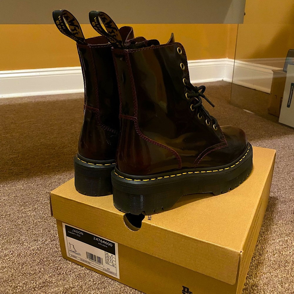Jadon Arcadia Leather Platform Boots